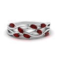 Thumbnail 23 - leaf-wide-ruby-wedding-band-in-white-gold-FD9476GRUDR-NL-WG.jpg