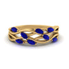 Load image into Gallery viewer, leaf-wide-sapphire-wedding-band-in-yellow-gold-FD9476GSABL-NL-YG.jpg