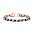 Thumbnail 88 - Leaning Pear Cut Diamond Tennis Bracelet