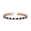 Load image into Gallery viewer, Leaning Pear Cut Diamond Tennis Bracelet