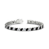 Load image into Gallery viewer, Leaning Pear Cut Diamond Tennis Bracelet