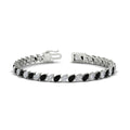 Thumbnail 82 - Leaning Pear Cut Diamond Tennis Bracelet