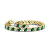 Load image into Gallery viewer, Leaning Pear Cut Diamond Tennis Bracelet