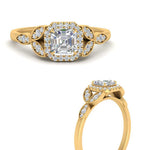 Load image into Gallery viewer, leaves-asscher-cut-halo-diamond-engagement-ring-in-yellow-gold-FD9827ASRANGLE3-NL-YG.jpg?v=1770891168
