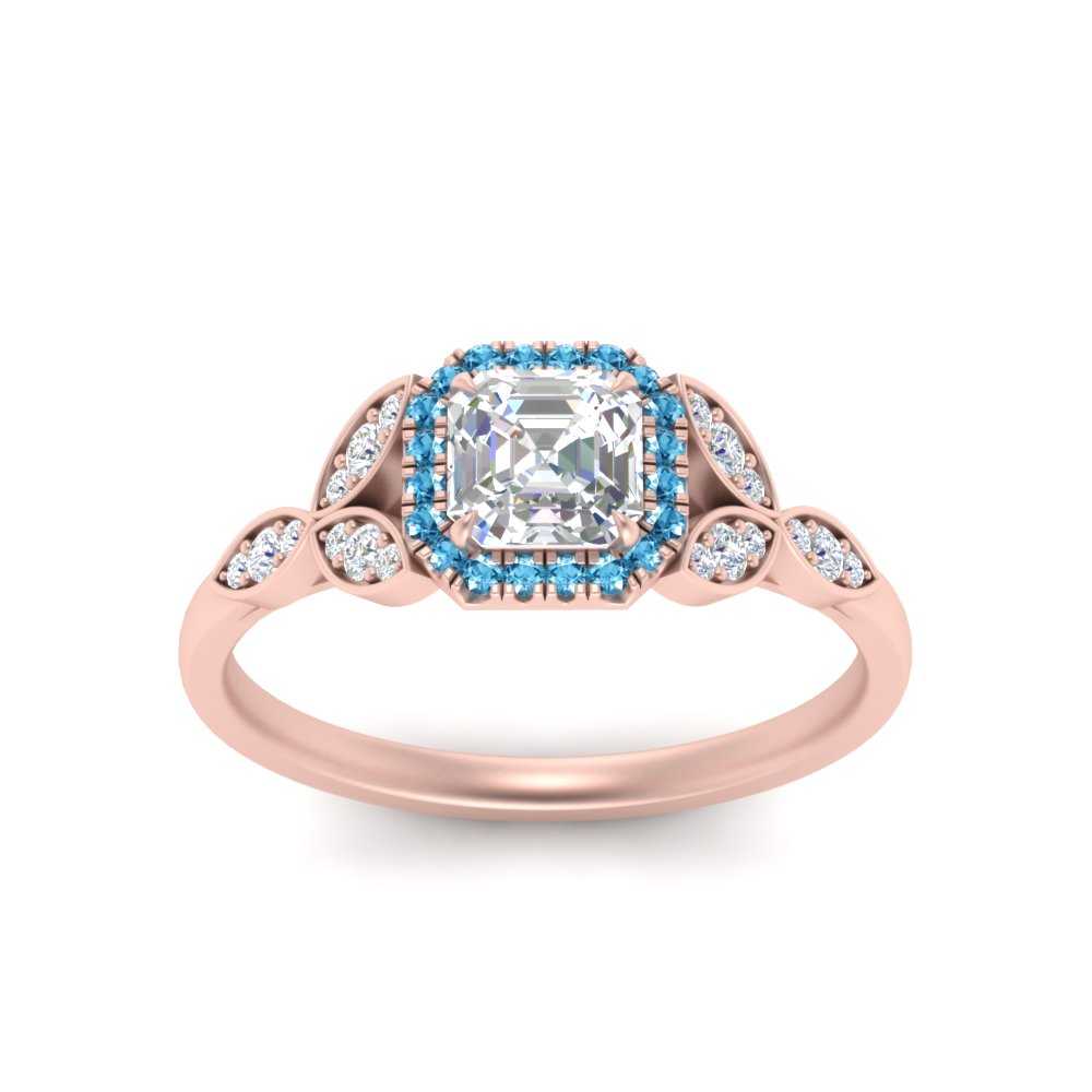 leaves-asscher-cut-halo-diamond-engagement-ring-with-blue-topaz-in-rose-gold-FD9827ASRGICBLTOANGLE5-NL-RG.jpg?v=1770891167