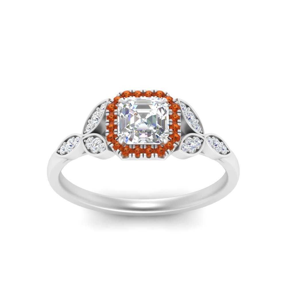 leaves-asscher-cut-halo-diamond-engagement-ring-with-orange-sapphire-in-white-gold-FD9827ASRGSAORANGLE5-NL-WG.jpg?v=1770891167