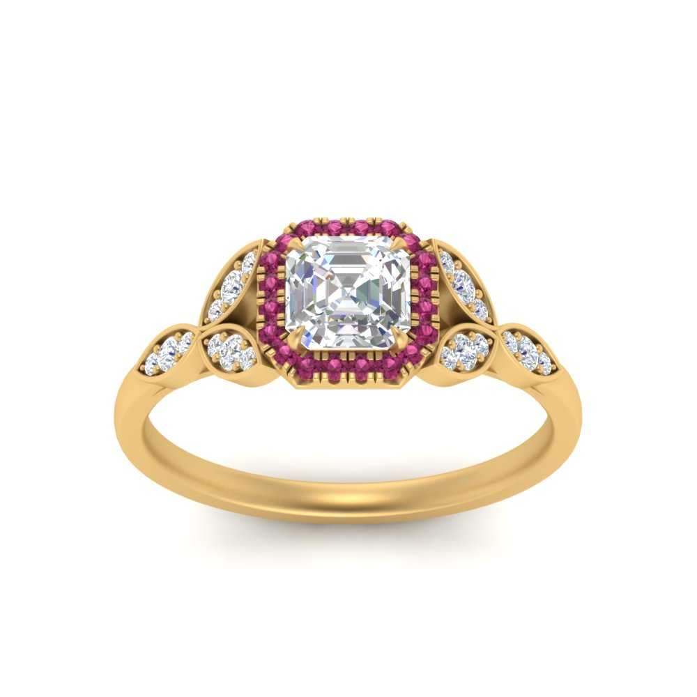 leaves-asscher-cut-halo-diamond-engagement-ring-with-pink-sapphire-in-yellow-gold-FD9827ASRGSADRPIANGLE5-NL-YG.jpg?v=1770891167
