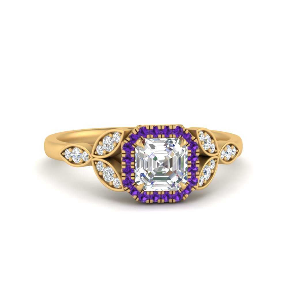 leaves-asscher-cut-halo-diamond-engagement-ring-with-purple-topaz-in-yellow-gold-FD9827ASRGVITO-NL-YG.jpg?v=1770891167