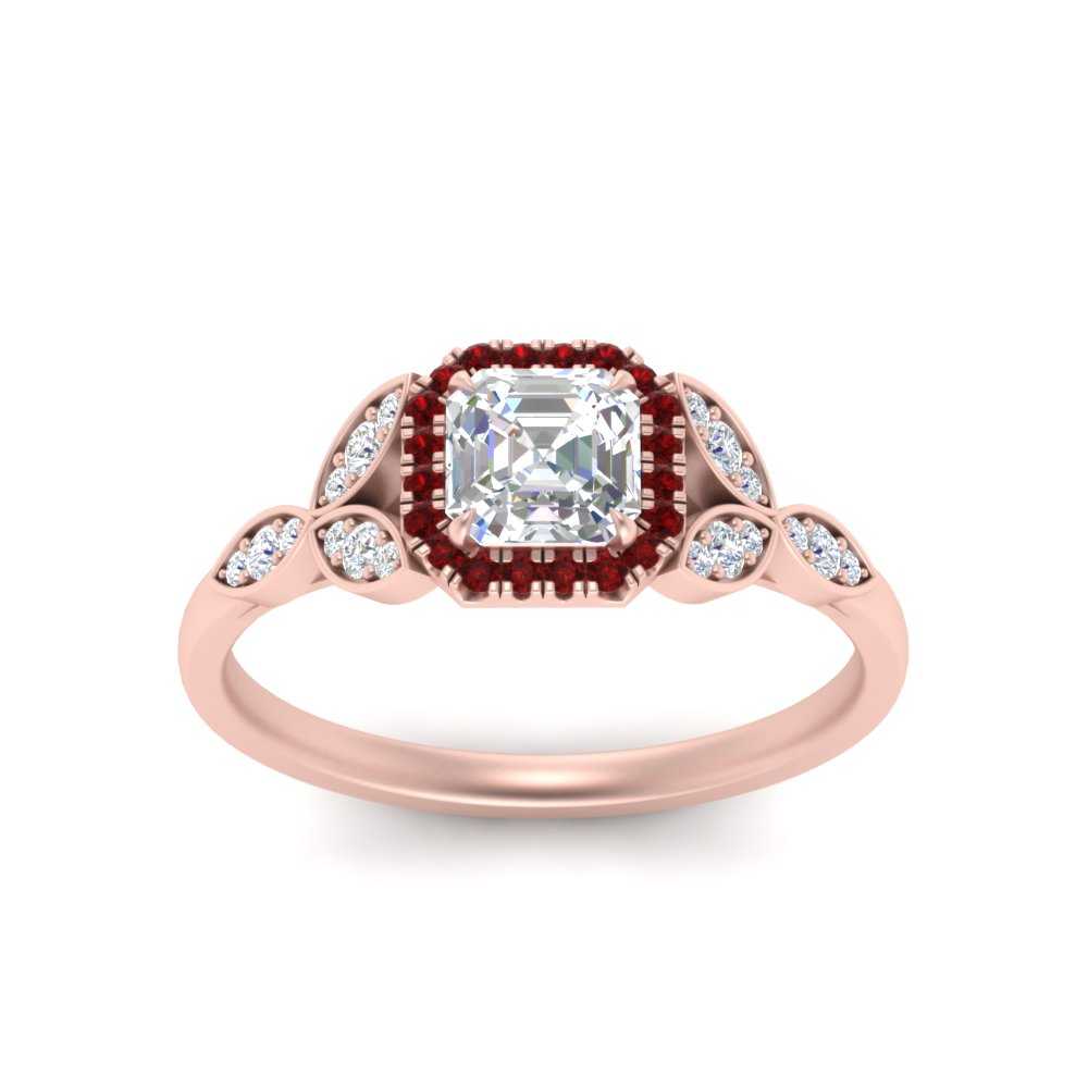 leaves-asscher-cut-halo-diamond-engagement-ring-with-ruby-in-rose-gold-FD9827ASRGRUDRANGLE5-NL-RG.jpg?v=1770891167
