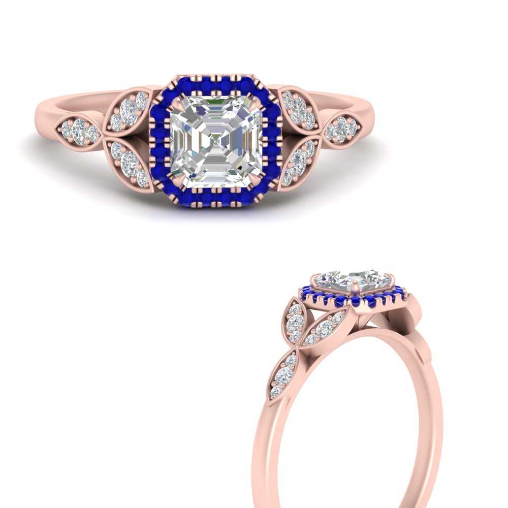 leaves-asscher-cut-halo-diamond-engagement-ring-with-sapphire-in-rose-gold-FD9827ASRGSABLANGLE3-NL-RG.jpg?v=1770891167
