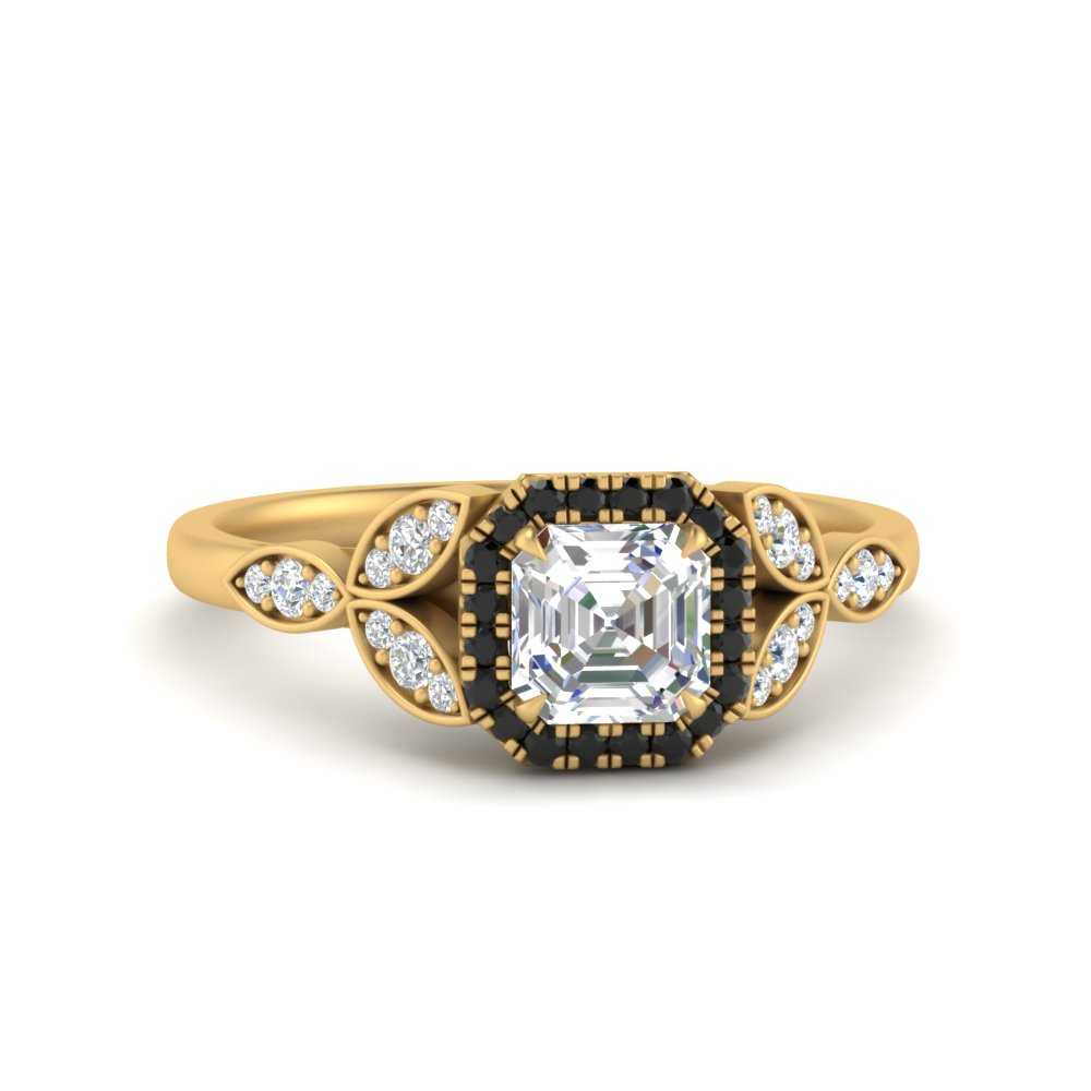 leaves-asscher-cut-halo-engagement-ring-with-black-diamond-in-yellow-gold-FD9827ASRGBLACK-NL-YG.jpg?v=1770891168