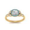 Load image into Gallery viewer, leaves-cushion-cut-halo-diamond-engagement-ring-with-blue-topaz-in-yellow-gold-FD9827CURGICBLTOANGLE5-NL-YG.jpg?v=1770891186