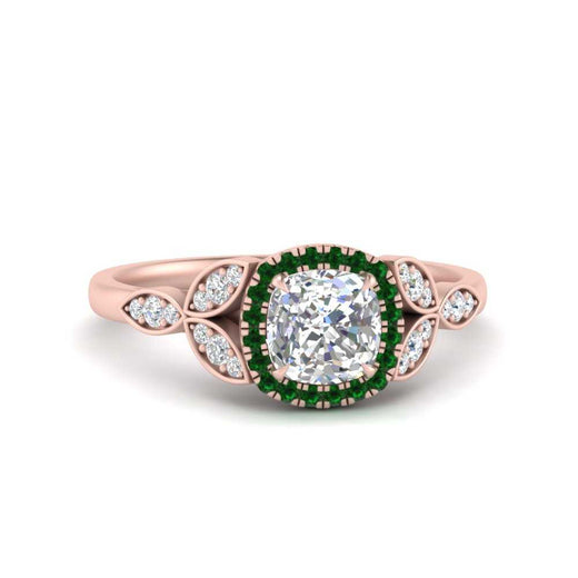 leaves-cushion-cut-halo-diamond-engagement-ring-with-emerald-in-rose-gold-FD9827CURGEMGR-NL-RG.jpg?v=1770891187
