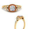 Load image into Gallery viewer, leaves-cushion-cut-halo-diamond-engagement-ring-with-orange-sapphire-in-yellow-gold-FD9827CURGSAORANGLE3-NL-YG.jpg?v=1770891187