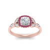 Load image into Gallery viewer, leaves-cushion-cut-halo-diamond-engagement-ring-with-pink-sapphire-in-rose-gold-FD9827CURGSADRPIANGLE5-NL-RG.jpg?v=1770891187