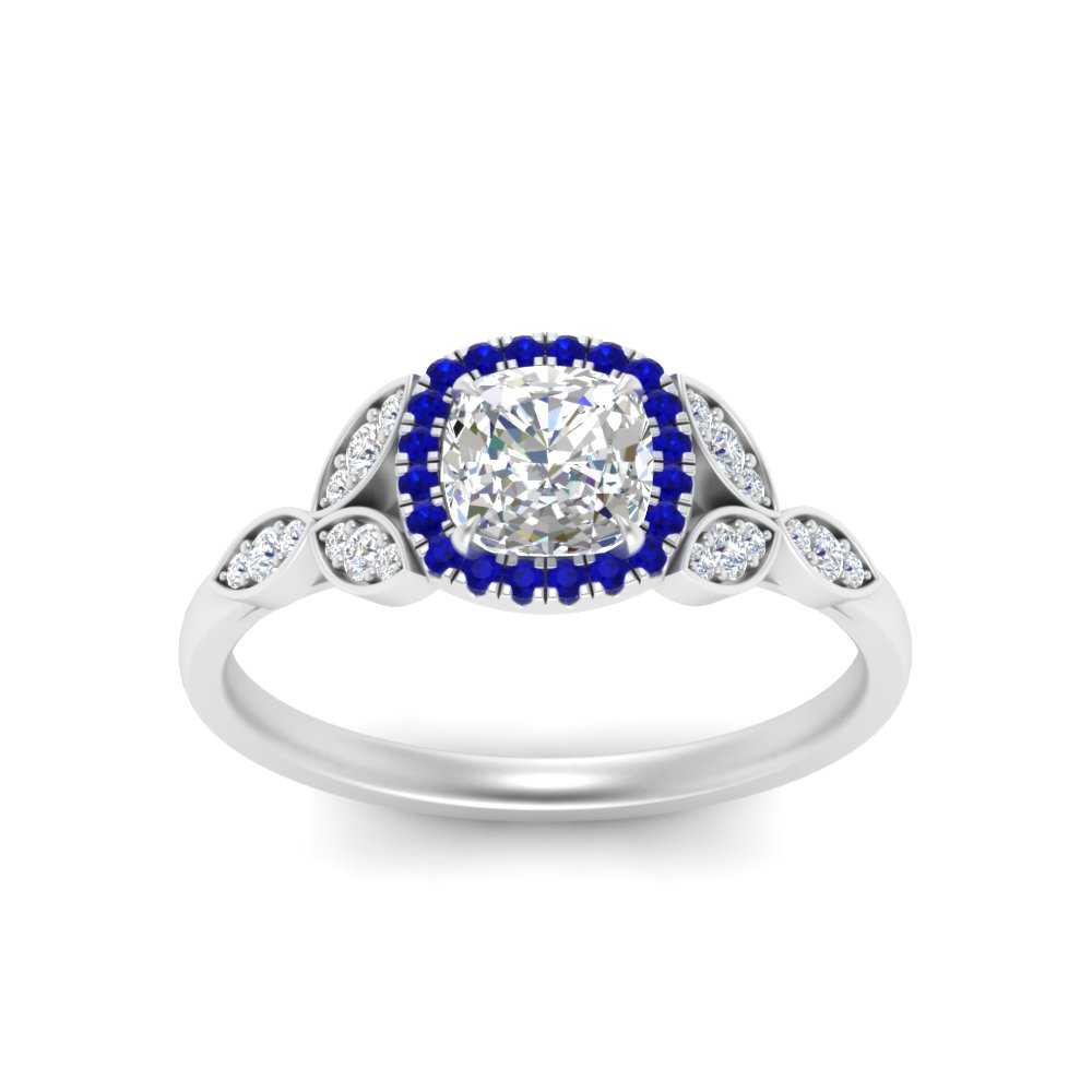leaves-cushion-cut-halo-diamond-engagement-ring-with-sapphire-in-white-gold-FD9827CURGSABLANGLE5-NL-WG.jpg?v=1770891186