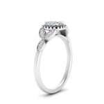 Load image into Gallery viewer, leaves-cushion-cut-halo-engagement-ring-with-black-diamond-in-white-gold-FD9827CURGBLACKANGLE2-NL-WG.jpg?v=1770891187