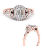 Load image into Gallery viewer, leaves-emerald-cut-halo-diamond-engagement-ring-in-rose-gold-FD9827EMRANGLE3-NL-RG.jpg?v=1770891203