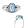 Load image into Gallery viewer, leaves-emerald-cut-halo-diamond-engagement-ring-with-blue-topaz-in-white-gold-FD9827EMRGICBLTOANGLE3-NL-WG.jpg?v=1770891203