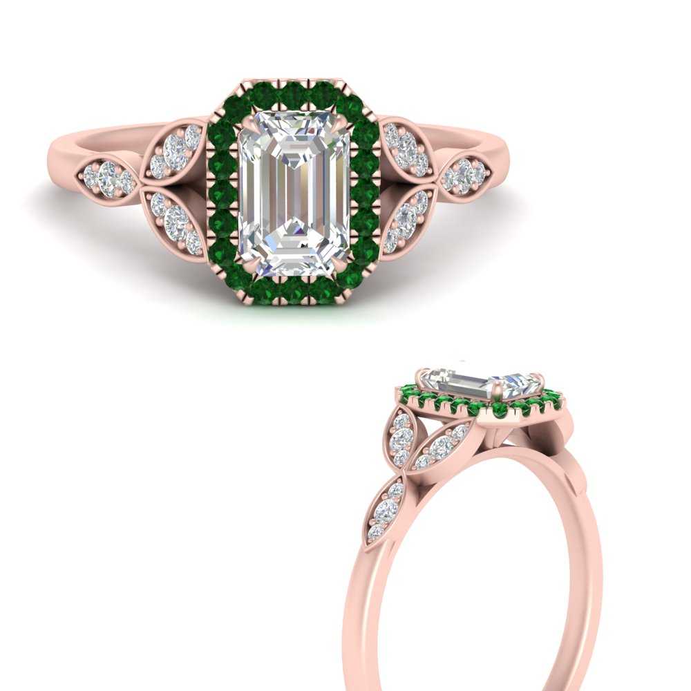 leaves-emerald-cut-halo-diamond-engagement-ring-with-emerald-in-rose-gold-FD9827EMRGEMGRANGLE3-NL-RG.jpg?v=1770891203