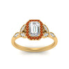 Load image into Gallery viewer, leaves-emerald-cut-halo-diamond-engagement-ring-with-orange-sapphire-in-yellow-gold-FD9827EMRGSAORANGLE5-NL-YG.jpg?v=1770891203