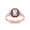 Load image into Gallery viewer, leaves-emerald-cut-halo-diamond-engagement-ring-with-ruby-in-rose-gold-FD9827EMRGRUDRANGLE5-NL-RG.jpg?v=1770891203