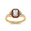 Load image into Gallery viewer, leaves-emerald-cut-halo-diamond-engagement-ring-with-ruby-in-yellow-gold-FD9827EMRGRUDRANGLE5-NL-YG.jpg?v=1770891203