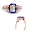 Load image into Gallery viewer, leaves-emerald-cut-halo-diamond-engagement-ring-with-sapphire-in-rose-gold-FD9827EMRGSABLANGLE3-NL-RG.jpg?v=1770891203
