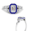 Load image into Gallery viewer, leaves-emerald-cut-halo-diamond-engagement-ring-with-sapphire-in-white-gold-FD9827EMRGSABLANGLE3-NL-WG.jpg?v=1770891203
