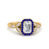 Load image into Gallery viewer, leaves-emerald-cut-halo-diamond-engagement-ring-with-sapphire-in-yellow-gold-FD9827EMRGSABL-NL-YG.jpg?v=1770891203