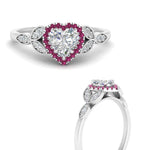 Load image into Gallery viewer, leaves-heart-shaped-halo-diamond-engagement-ring-with-pink-sapphire-in-white-gold-FD9827HTRGSADRPIANGLE3-NL-WG.jpg?v=1770891218