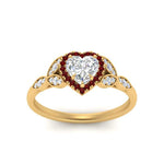 Load image into Gallery viewer, leaves-heart-shaped-halo-diamond-engagement-ring-with-ruby-in-yellow-gold-FD9827HTRGRUDRANGLE5-NL-YG.jpg?v=1770891218