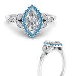 Load image into Gallery viewer, leaves-marquise-cut-halo-diamond-engagement-ring-with-blue-topaz-in-white-gold-FD9827MQRGICBLTOANGLE3-NL-WG.jpg?v=1770891234