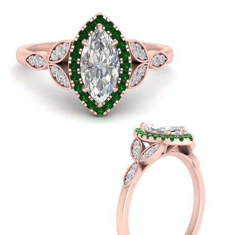 leaves-marquise-cut-halo-diamond-engagement-ring-with-emerald-in-rose-gold-FD9827MQRGEMGRANGLE3-NL-RG.jpg?v=1770891235