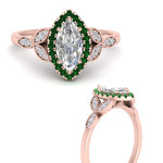 Load image into Gallery viewer, leaves-marquise-cut-halo-diamond-engagement-ring-with-emerald-in-rose-gold-FD9827MQRGEMGRANGLE3-NL-RG_534eee67-1785-4c0f-a32d-dbaea0a7b192.jpg?v=1770891368