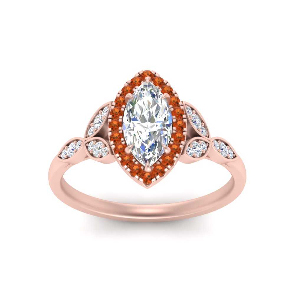 leaves-marquise-cut-halo-diamond-engagement-ring-with-orange-sapphire-in-rose-gold-FD9827MQRGSAORANGLE5-NL-RG.jpg?v=1770891235