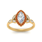 Load image into Gallery viewer, leaves-marquise-cut-halo-diamond-engagement-ring-with-orange-sapphire-in-yellow-gold-FD9827MQRGSAORANGLE5-NL-YG_4f444e14-b96c-41f5-ab91-427b10b6b4ea.jpg?v=1770891369
