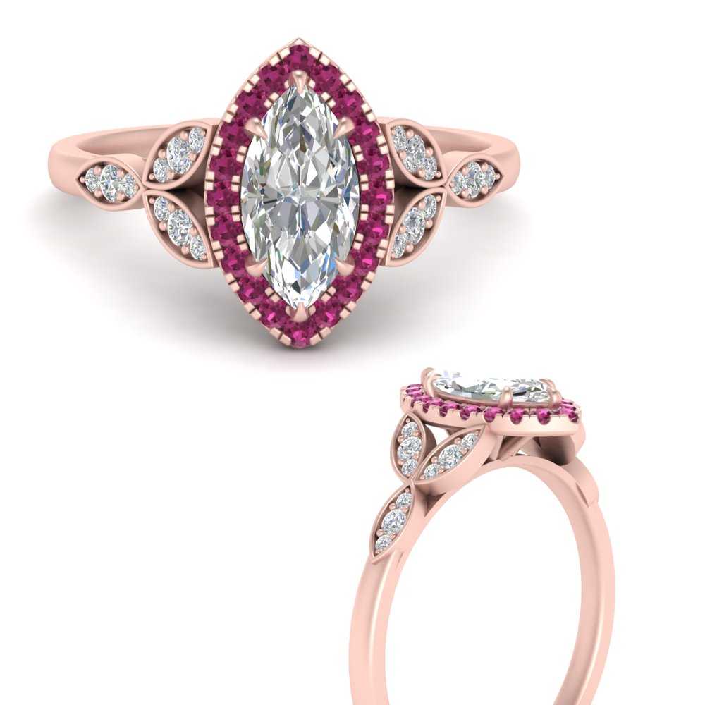 leaves-marquise-cut-halo-diamond-engagement-ring-with-pink-sapphire-in-rose-gold-FD9827MQRGSADRPIANGLE3-NL-RG.jpg?v=1770891235