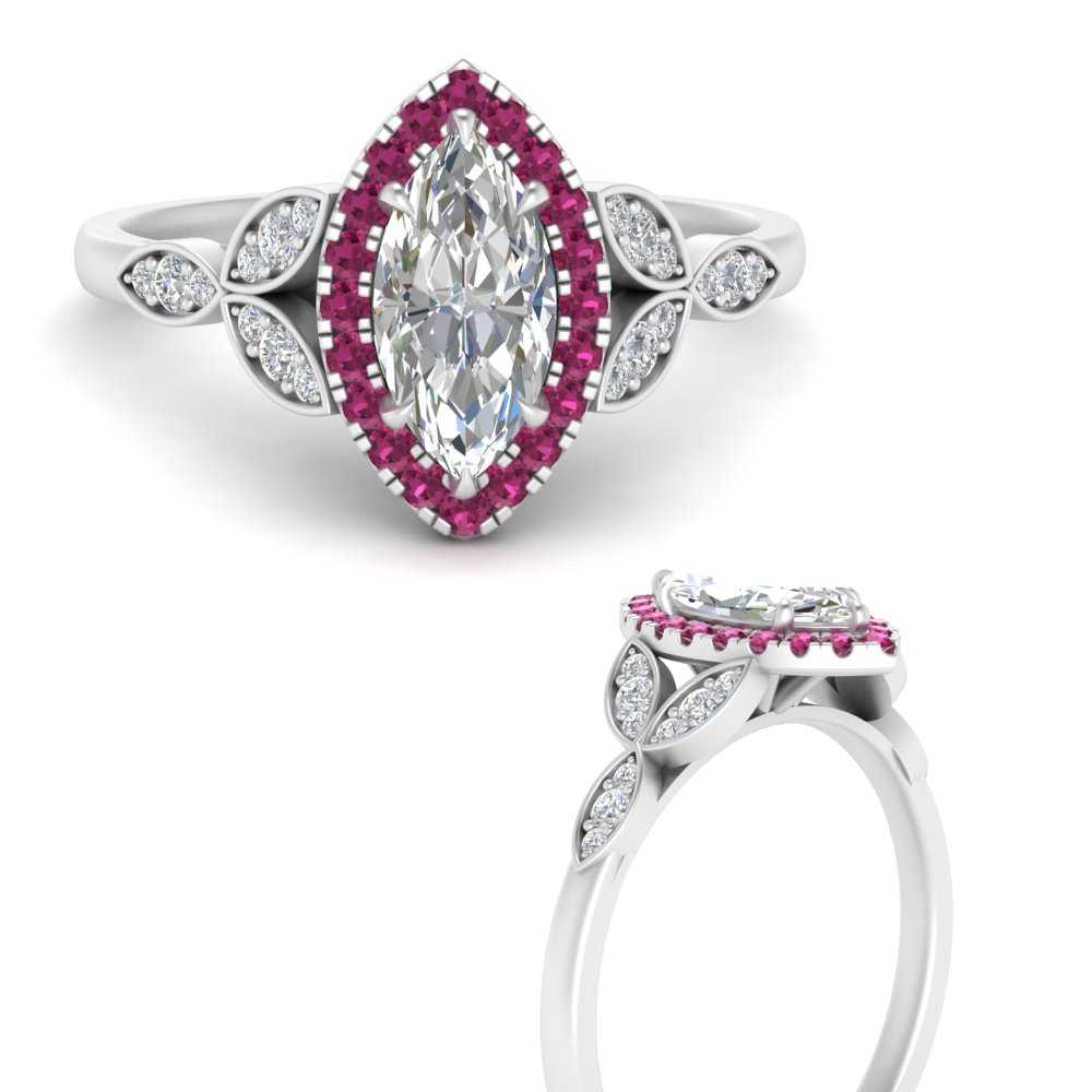 leaves-marquise-cut-halo-diamond-engagement-ring-with-pink-sapphire-in-white-gold-FD9827MQRGSADRPIANGLE3-NL-WG.jpg?v=1770891235
