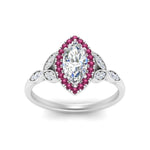 Load image into Gallery viewer, leaves-marquise-cut-halo-diamond-engagement-ring-with-pink-sapphire-in-white-gold-FD9827MQRGSADRPIANGLE5-NL-WG_ead41e46-3aac-4c54-9bcf-f4a6955502bc.jpg?v=1770891369