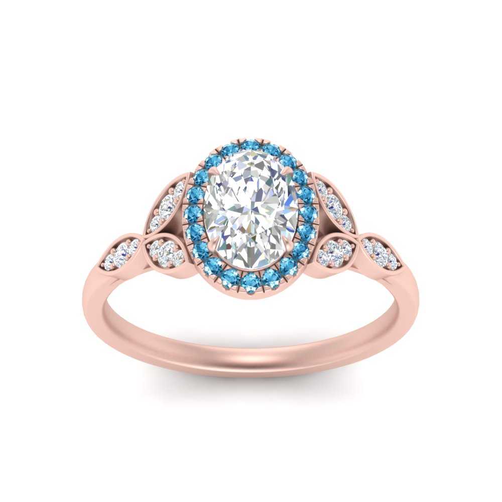 leaves-oval-shaped-halo-diamond-engagement-ring-with-blue-topaz-in-rose-gold-FD9827OVRGICBLTOANGLE5-NL-RG.jpg?v=1770891253