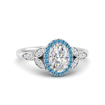 Load image into Gallery viewer, leaves-oval-shaped-halo-diamond-engagement-ring-with-blue-topaz-in-white-gold-FD9827OVRGICBLTO-NL-WG.jpg?v=1770891253