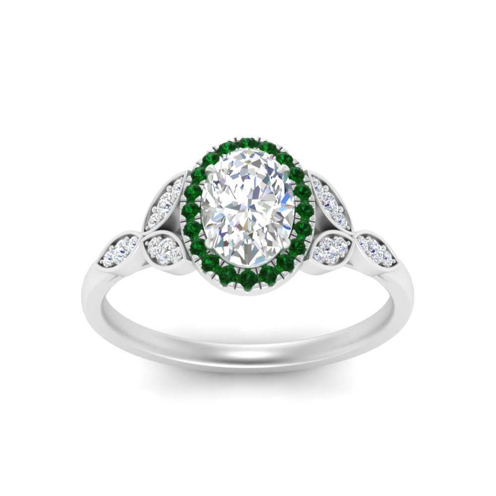 leaves-oval-shaped-halo-diamond-engagement-ring-with-emerald-in-white-gold-FD9827OVRGEMGRANGLE5-NL-WG.jpg?v=1770891253
