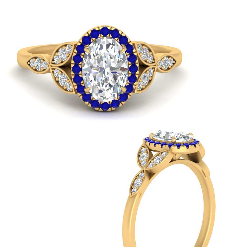 leaves-oval-shaped-halo-diamond-engagement-ring-with-sapphire-in-yellow-gold-FD9827OVRGSABLANGLE3-NL-YG.jpg?v=1770891254