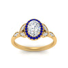 Load image into Gallery viewer, leaves-oval-shaped-halo-diamond-engagement-ring-with-sapphire-in-yellow-gold-FD9827OVRGSABLANGLE5-NL-YG.jpg?v=1770891253