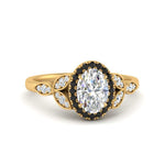 Load image into Gallery viewer, leaves-oval-shaped-halo-engagement-ring-with-black-diamond-in-yellow-gold-FD9827OVRGBLACK-NL-YG.jpg?v=1770891254