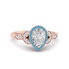 Load image into Gallery viewer, leaves-pear-shaped-halo-diamond-engagement-ring-with-blue-topaz-in-rose-gold-FD9827PERGICBLTO-NL-RG.jpg?v=1770891269