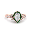Load image into Gallery viewer, leaves-pear-shaped-halo-diamond-engagement-ring-with-emerald-in-rose-gold-FD9827PERGEMGR-NL-RG.jpg?v=1770891269