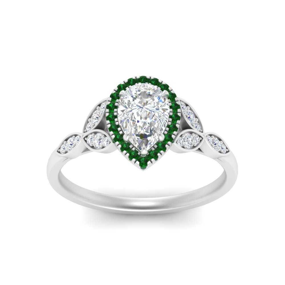 leaves-pear-shaped-halo-diamond-engagement-ring-with-emerald-in-white-gold-FD9827PERGEMGRANGLE5-NL-WG.jpg?v=1770891269