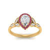 Load image into Gallery viewer, leaves-pear-shaped-halo-diamond-engagement-ring-with-pink-sapphire-in-yellow-gold-FD9827PERGSADRPIANGLE5-NL-YG.jpg?v=1770891269